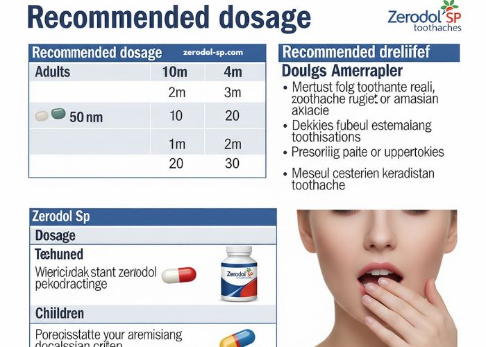 Zerodol Sp for Toothache Dosage
